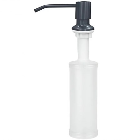Дозатор для моющего средства врезной DIS-01/SUS304/NANO-BLACK/300ml (ZX5885)